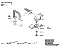 Bosch 0 601 342 903  Angle Grinder 220 V / Eu Spare Parts